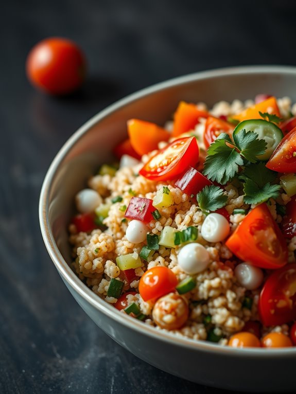 healthy jicama quinoa salad