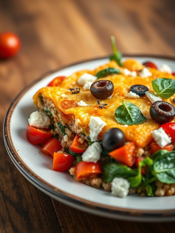 healthy mediterranean quinoa dish