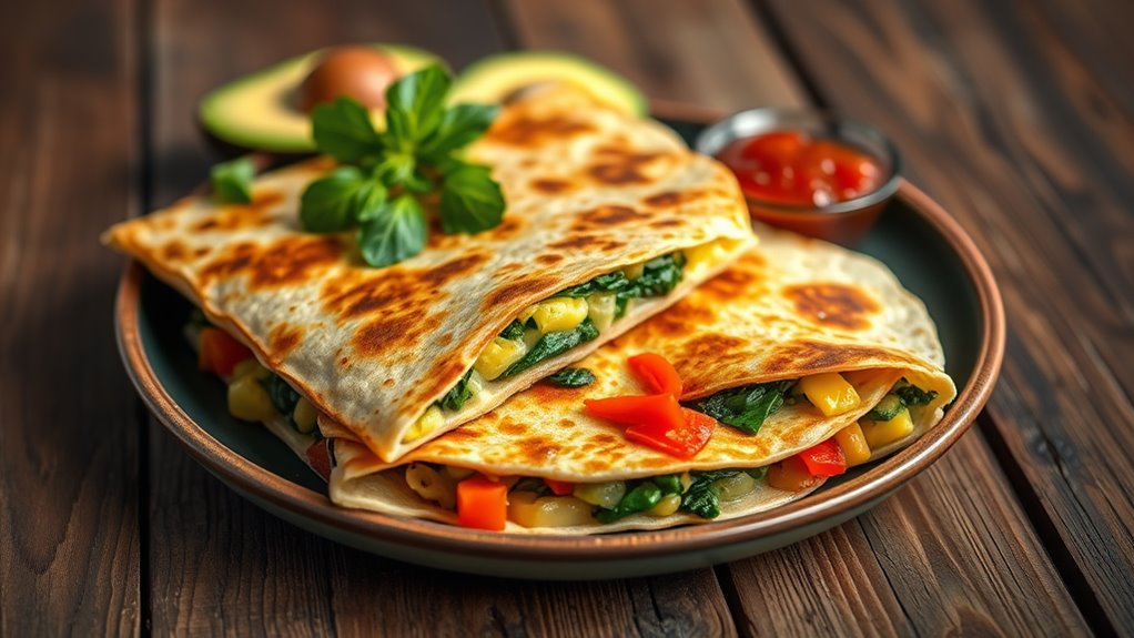 healthy quesadilla meal prep