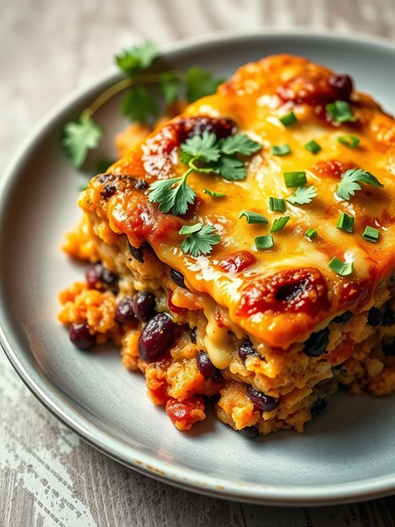 healthy quinoa black bean dish