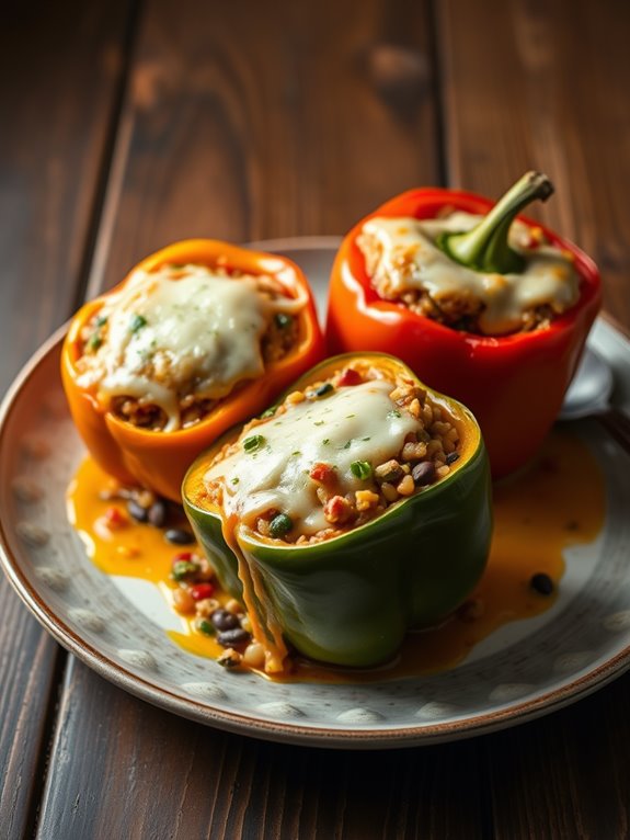 healthy stuffed bell peppers