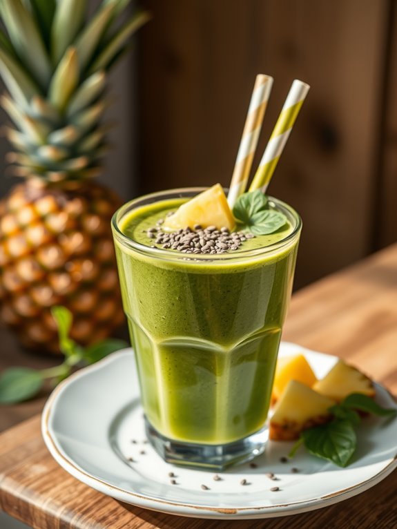 healthy tropical smoothie blend