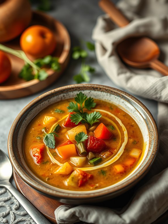 hearty and flavorful soup