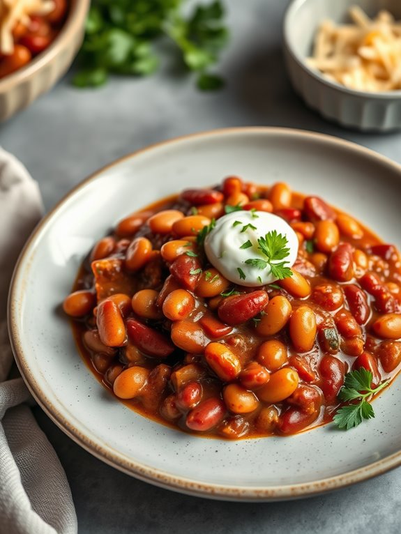 hearty bean chili recipe