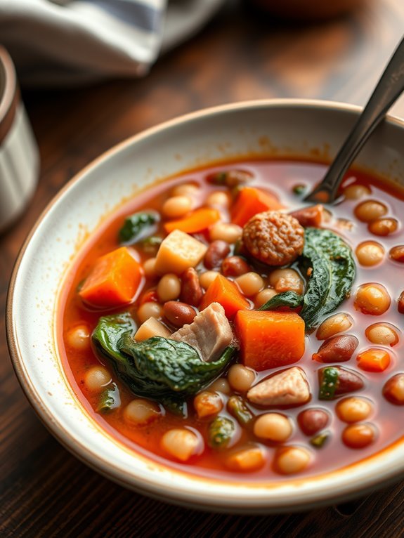 hearty bean soup recipe