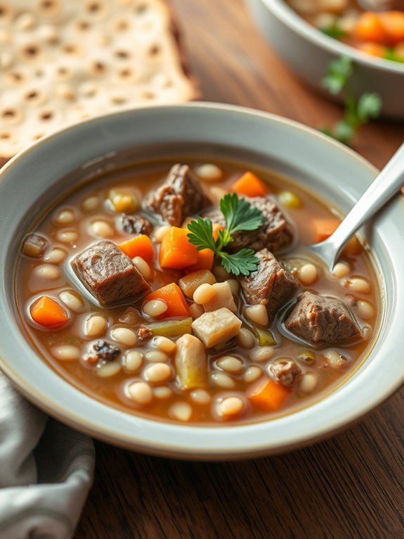 hearty beef barley soup