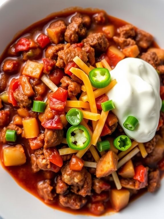 hearty beef chili recipe