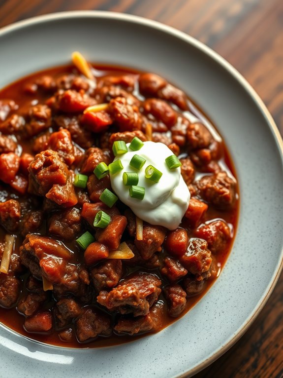 hearty beef chili recipe