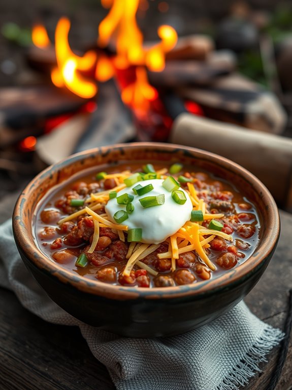 hearty campfire chili recipe