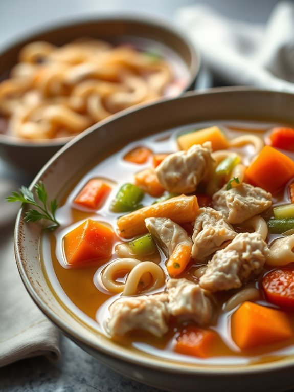 hearty chicken noodle soup