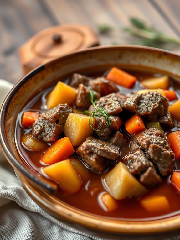 hearty comforting beef stew