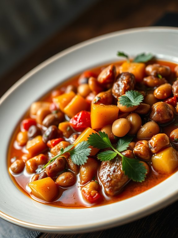 hearty flavorful bean stew