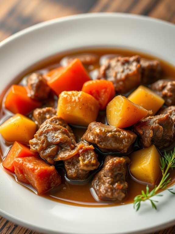 hearty flavorful beef stew