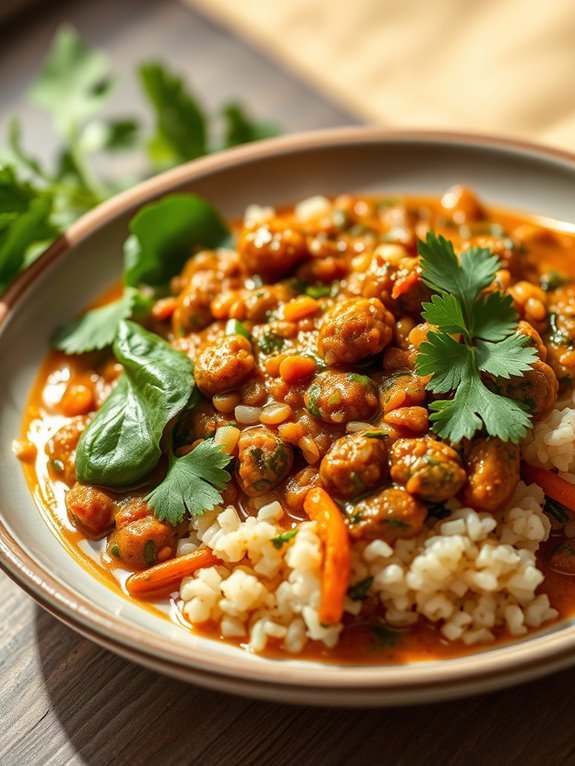 hearty flavorful lentil dish