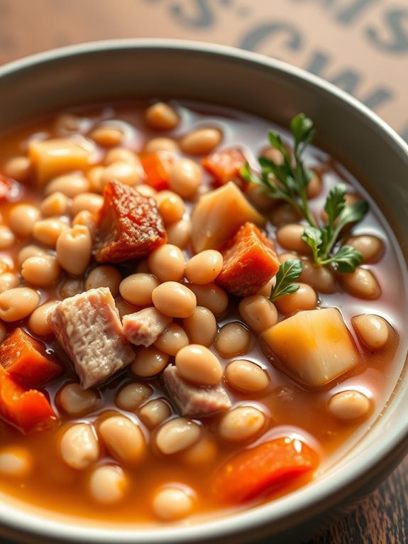 hearty ham and bean stew