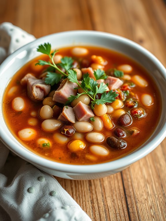 hearty ham and beans