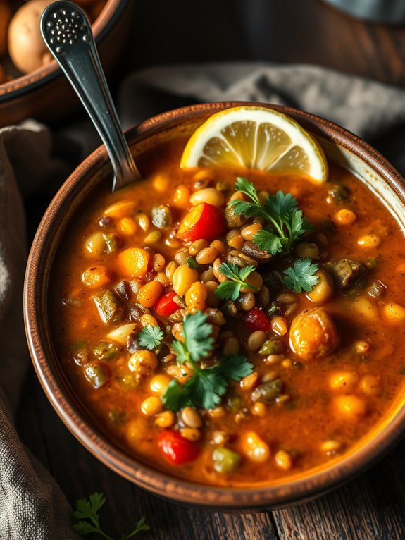 hearty lentil vegetable soup