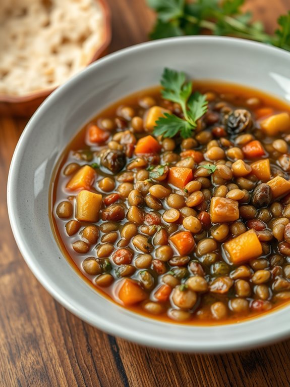 hearty lentil vegetable stew