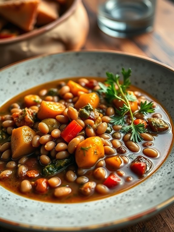 hearty lentil vegetable stew