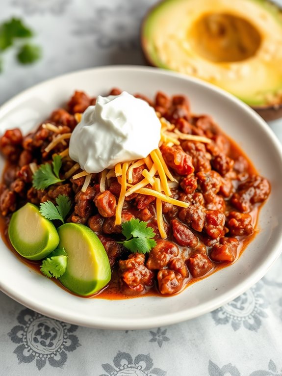 hearty low carb chili recipe