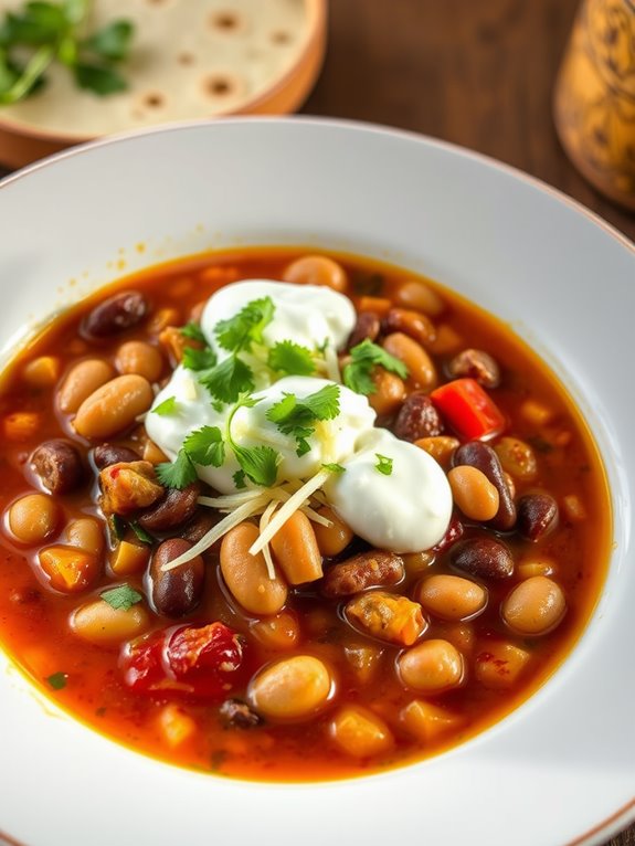 hearty sausage and bean soup