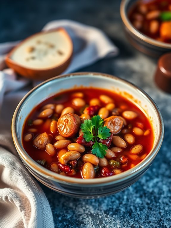 hearty sausage bean soup