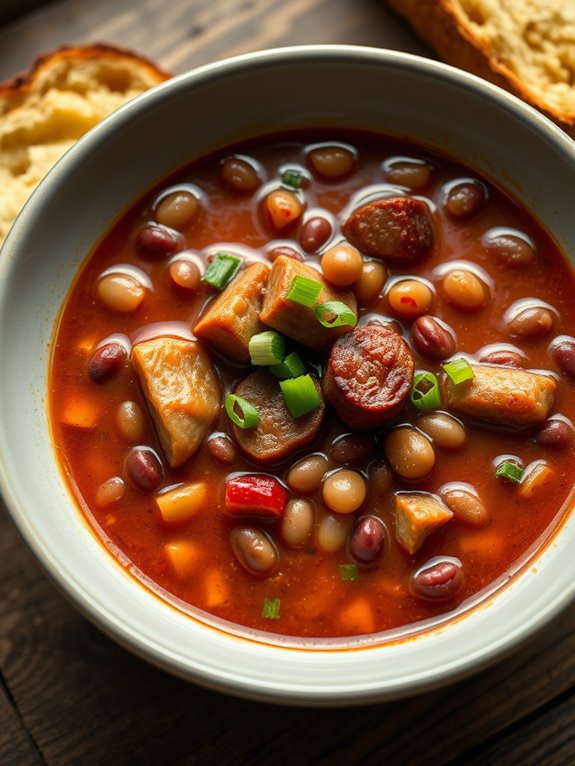 hearty sausage bean stew