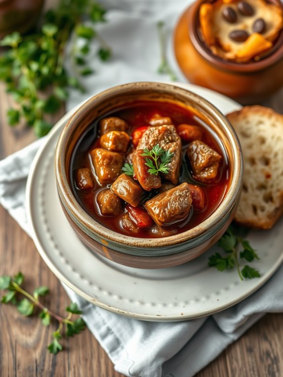 hearty savory comforting stew