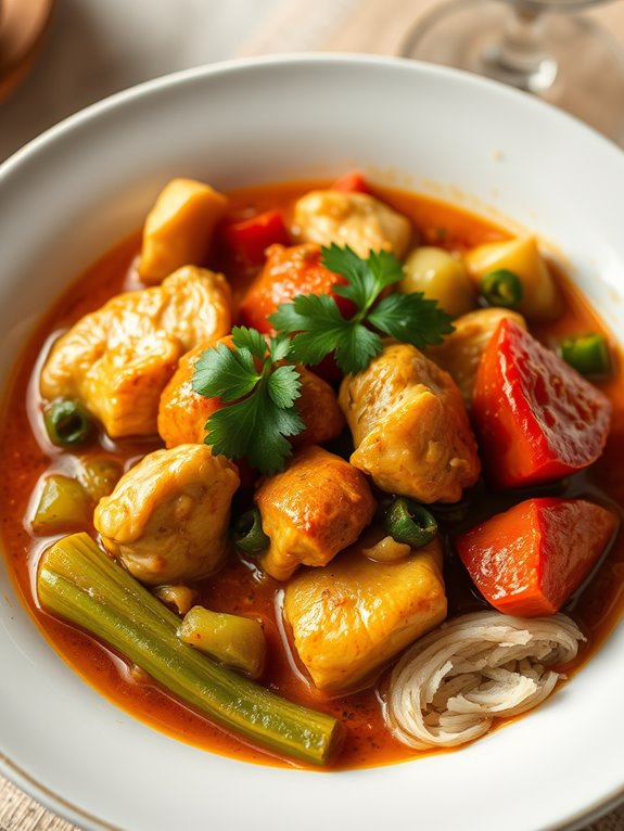 hearty spicy chicken stew