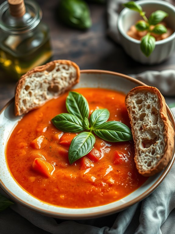 hearty tomato basil soup