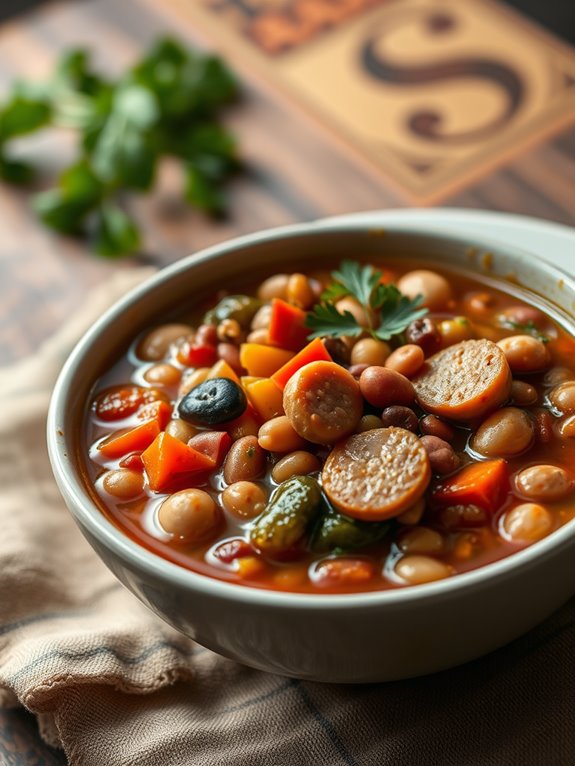 hearty turkey sausage soup