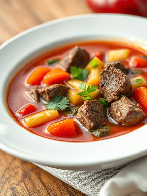 hearty vegetable beef soup