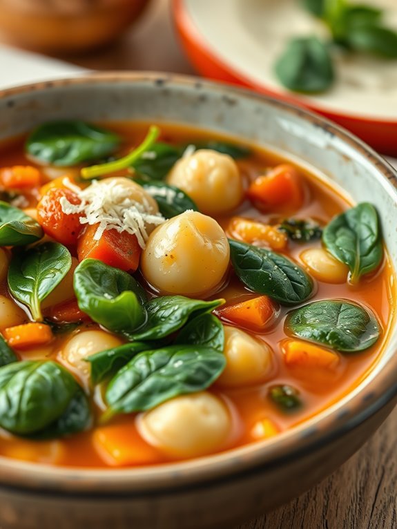 hearty vegetable gnocchi soup