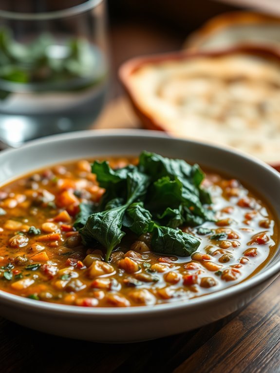 hearty vegetable lentil soup