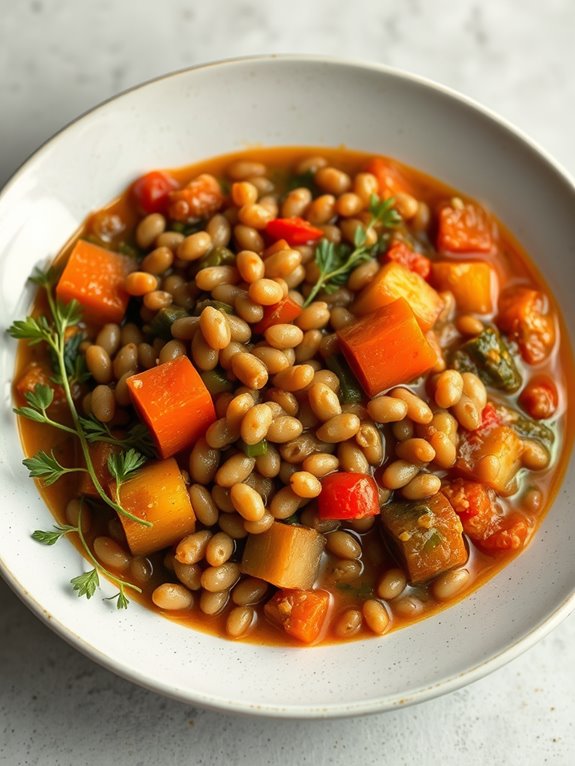 hearty vegetable lentil stew