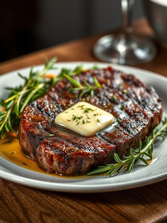 herb butter steak recipe