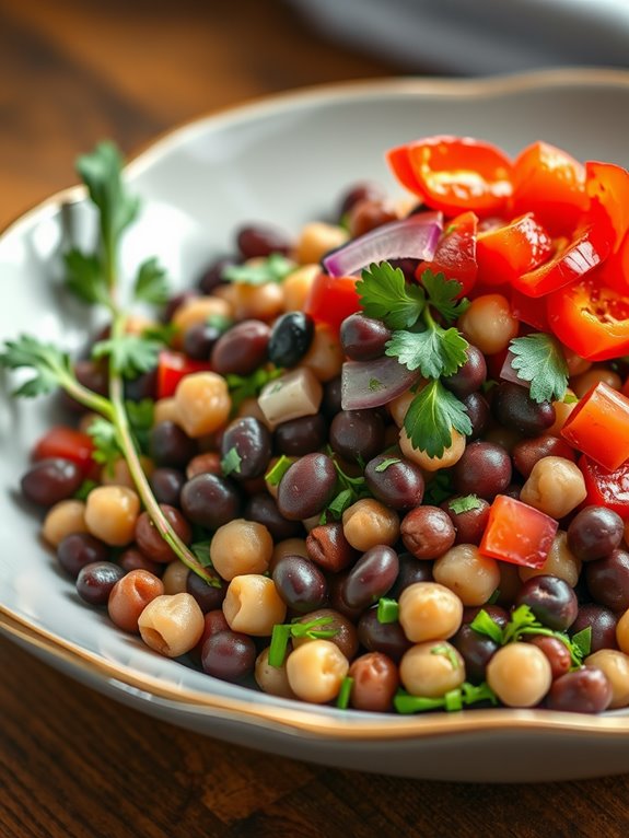 herb infused bean salad recipe