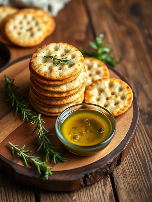 herb infused crunchy snack