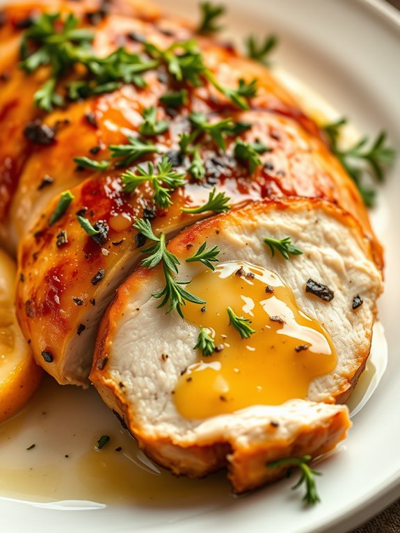 herb infused turkey breast glaze