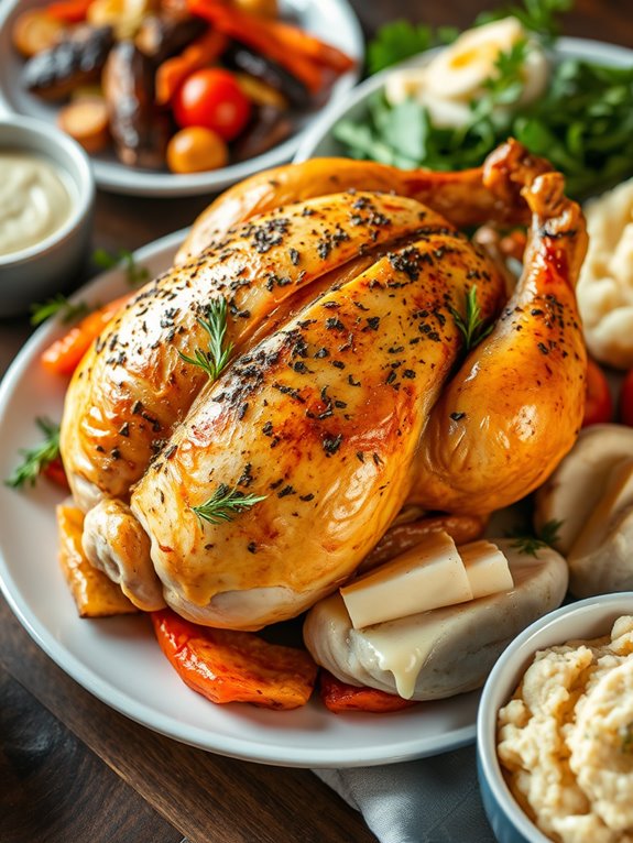 herb seasoned roasted chicken recipe