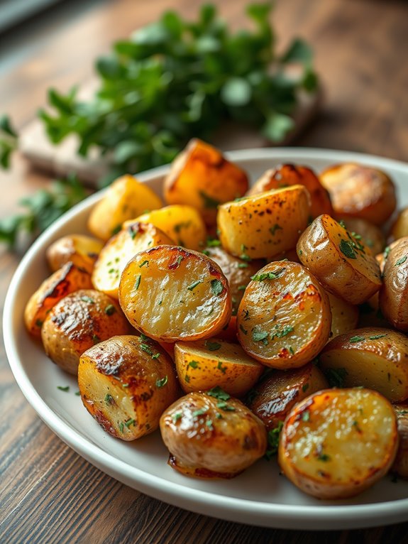 herbed roasted potato dish