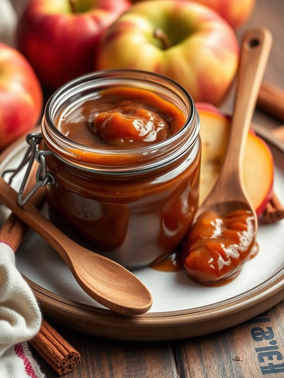 homemade spiced apple spread