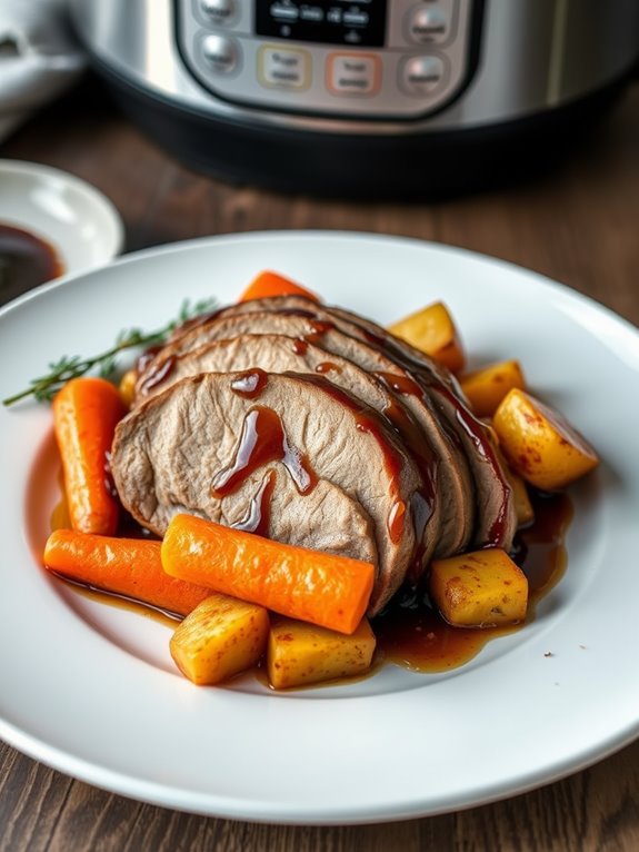 honey balsamic instant pot roast