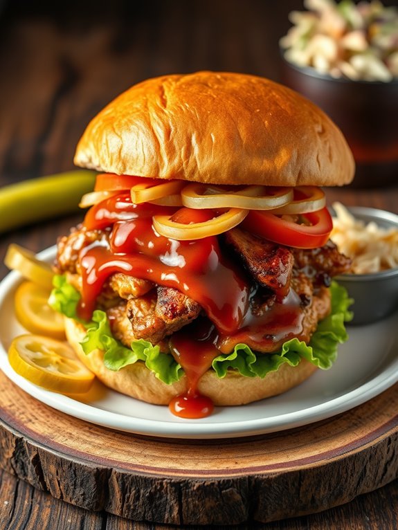 honey bbq chicken sandwiches