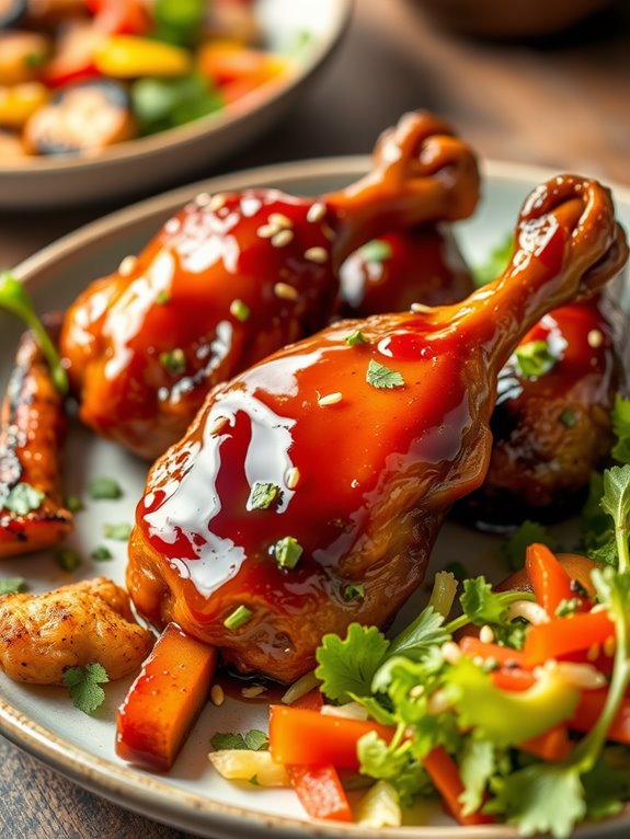 honey bbq drumsticks recipe