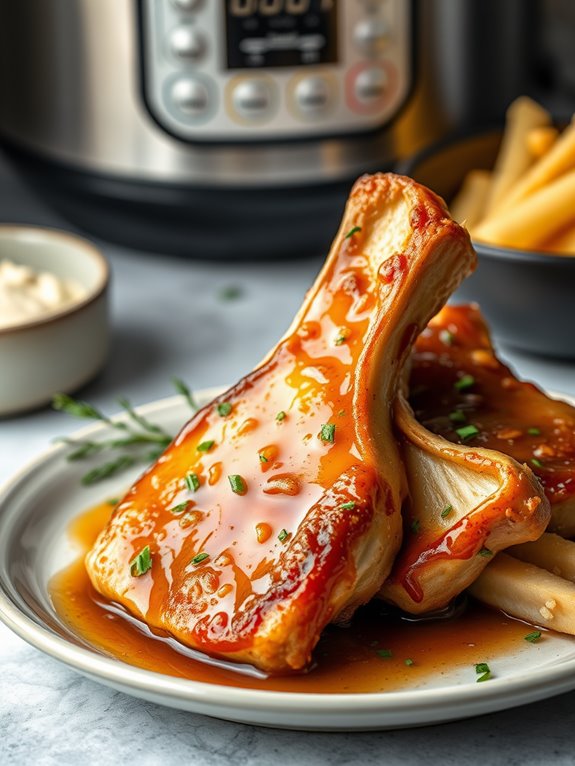 honey garlic pork chops