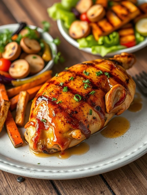 honey mustard glazed chicken