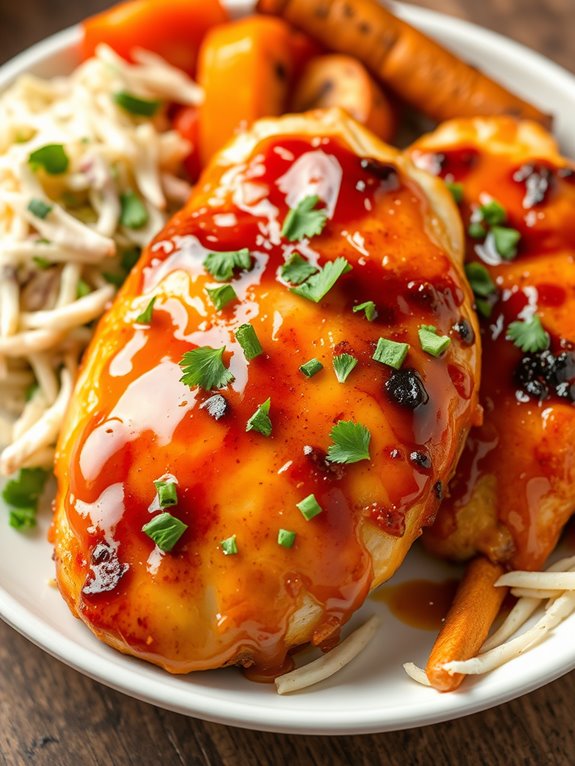 honey mustard glazed chicken