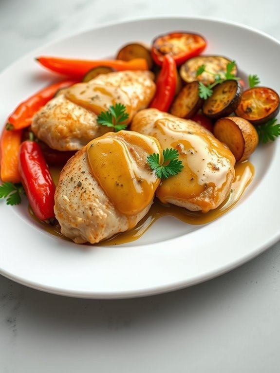 honey mustard marinated chicken