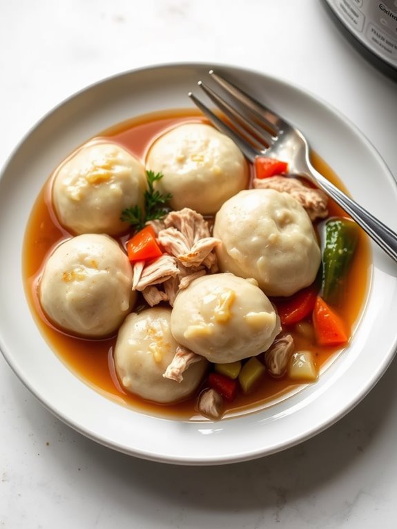 instant pot chicken dumplings